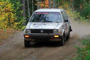 Adam VanDamme / Andrew Herron VW Golf on SS10, Al's Playground II.