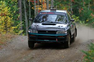 Logan Siegel / Blake Tribby Subaru Impreza on SS10, Al's Playground II.