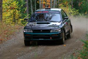 Logan Siegel / Blake Tribby Subaru Impreza on SS10, Al's Playground II.