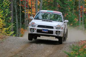 Ivo Draganov / Vladimir Yanev Subaru WRX Wagon on SS10, Al's Playground II.