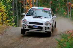 Ivo Draganov / Vladimir Yanev Subaru WRX Wagon on SS10, Al's Playground II.