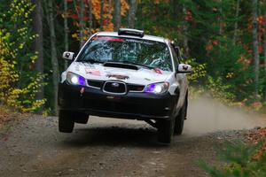 Scott Crouch / Elizabeth Crouch Subaru WRX on SS10, Al's Playground II.