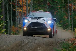 Mark Tabor / Kathryn Hansen Ford Fiesta ST on SS10, Al's Playground II.