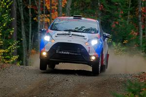 Mark Tabor / Kathryn Hansen Ford Fiesta ST on SS10, Al's Playground II.