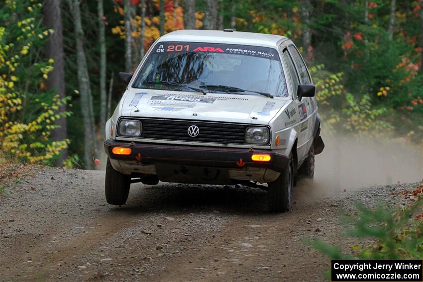 Adam VanDamme / Andrew Herron VW Golf on SS10, Al's Playground II.