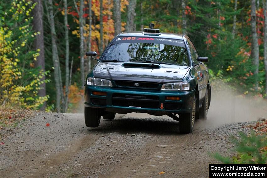 Logan Siegel / Blake Tribby Subaru Impreza on SS10, Al's Playground II.