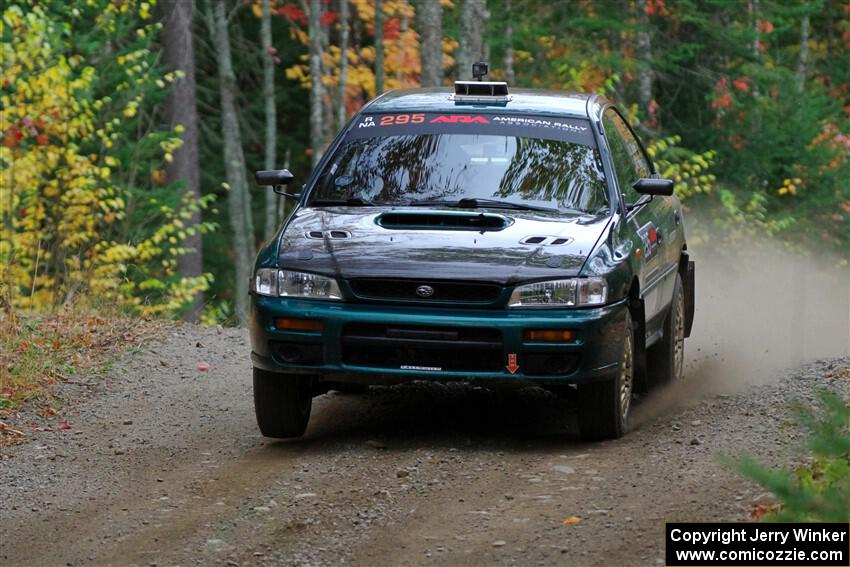 Logan Siegel / Blake Tribby Subaru Impreza on SS10, Al's Playground II.