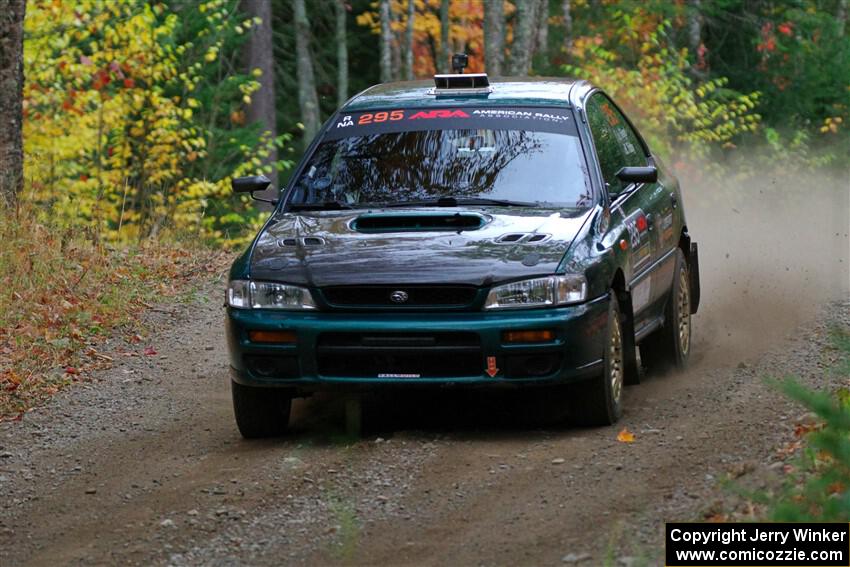 Logan Siegel / Blake Tribby Subaru Impreza on SS10, Al's Playground II.