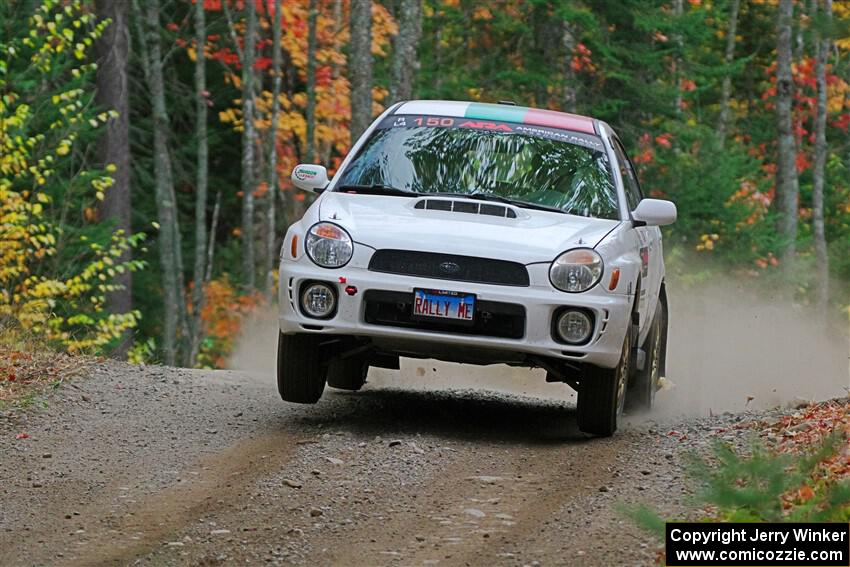 Ivo Draganov / Vladimir Yanev Subaru WRX Wagon on SS10, Al's Playground II.