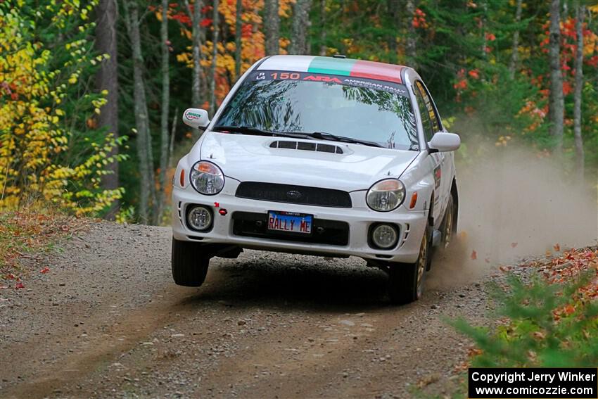 Ivo Draganov / Vladimir Yanev Subaru WRX Wagon on SS10, Al's Playground II.