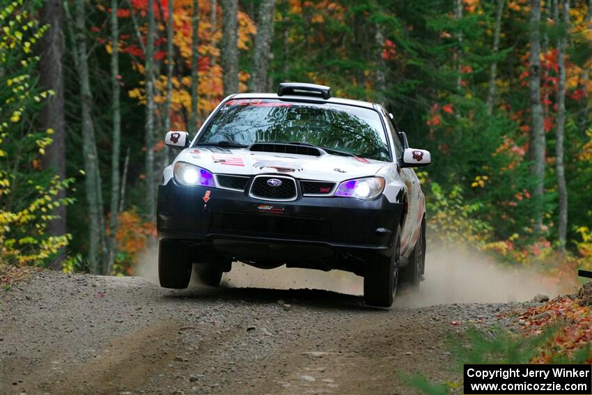 Scott Crouch / Elizabeth Crouch Subaru WRX on SS10, Al's Playground II.