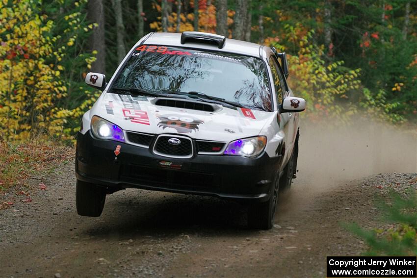 Scott Crouch / Elizabeth Crouch Subaru WRX on SS10, Al's Playground II.