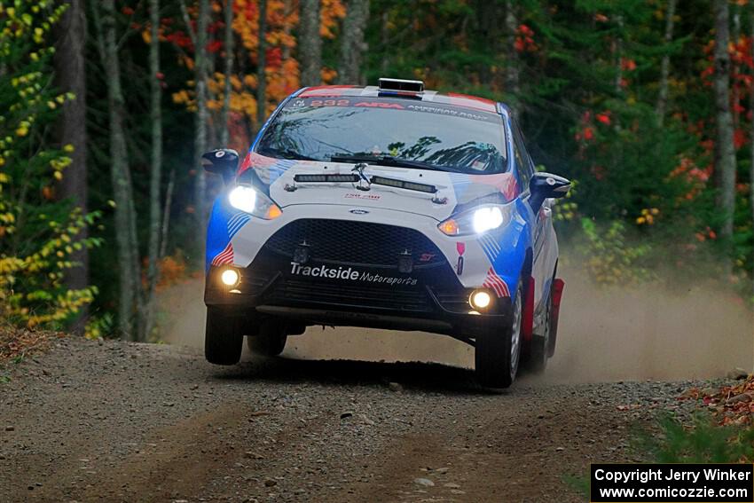 Mark Tabor / Kathryn Hansen Ford Fiesta ST on SS10, Al's Playground II.