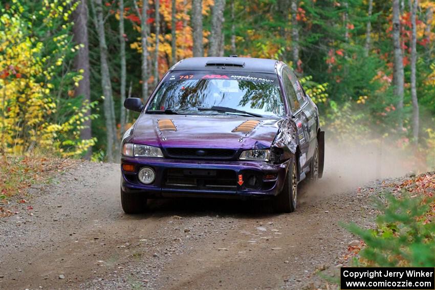 Andy Didorosi / Jamie Willetts Subaru Impreza on SS10, Al's Playground II.