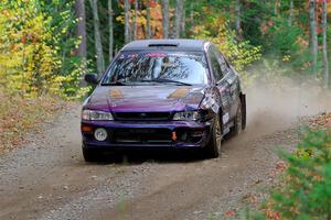 Andy Didorosi / Jamie Willetts Subaru Impreza on SS10, Al's Playground II.