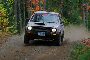 Josh Nykanen / Charlotte Himes VW GTI on SS10, Al's Playground II.