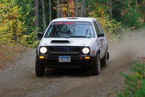 Josh Nykanen / Charlotte Himes VW GTI on SS10, Al's Playground II.