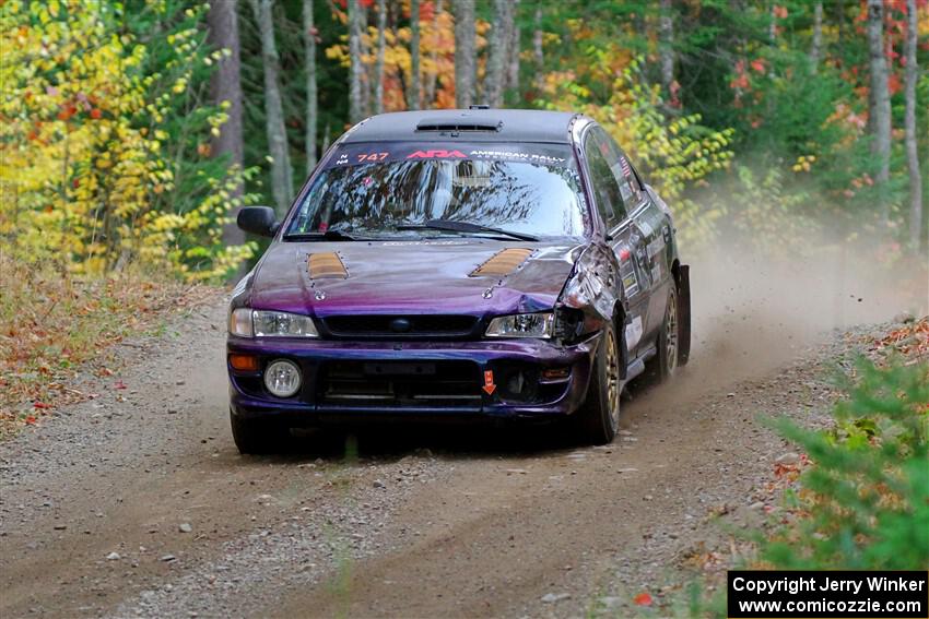 Andy Didorosi / Jamie Willetts Subaru Impreza on SS10, Al's Playground II.