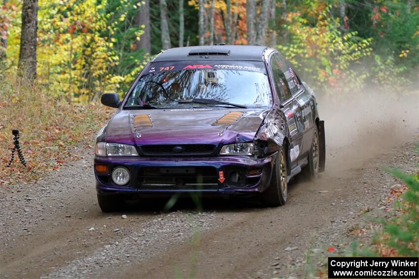 Andy Didorosi / Jamie Willetts Subaru Impreza on SS10, Al's Playground II.