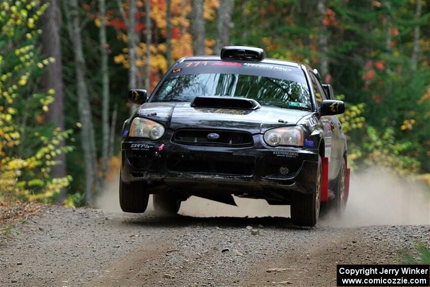 James Pryzbylkowski / Ethan Curtis Subaru WRX on SS10, Al's Playground II.