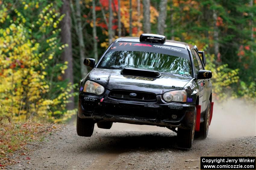 James Pryzbylkowski / Ethan Curtis Subaru WRX on SS10, Al's Playground II.