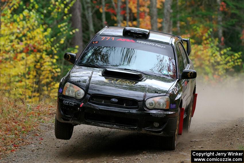 James Pryzbylkowski / Ethan Curtis Subaru WRX on SS10, Al's Playground II.