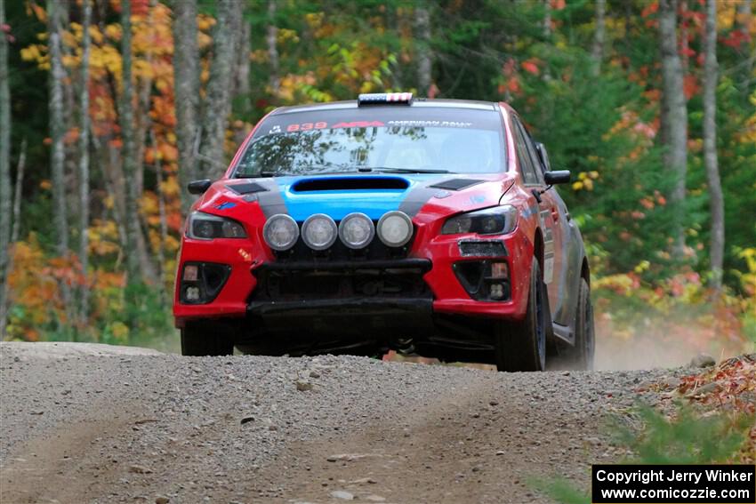 Kevin Kahl / Cray Dumeah Subaru WRX on SS10, Al's Playground II.