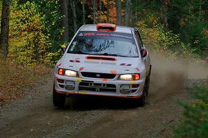 Richard Donovan / Greg Donovan Subaru Impreza on SS10, Al's Playground II.