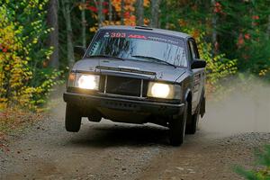 Adam Brock / Shanti Witt Volvo 244 on SS10, Al's Playground II.