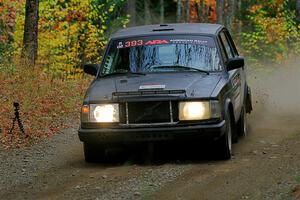 Adam Brock / Shanti Witt Volvo 244 on SS10, Al's Playground II.