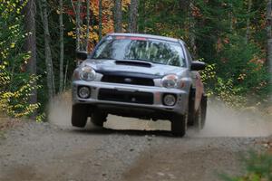 Jonathon Nagel / Max Sutton Subaru Impreza on SS10, Al's Playground II.