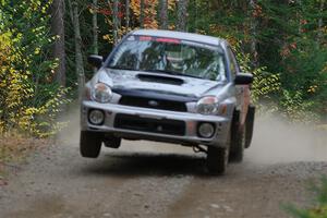 Jonathon Nagel / Max Sutton Subaru Impreza on SS10, Al's Playground II.