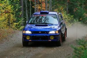 Bryan Pepp / Tim O'Brien Subaru Impreza on SS10, Al's Playground II.