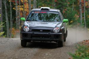 Brandon Boyd / Daniel Salive Subaru Impreza Wagon on SS10, Al's Playground II.