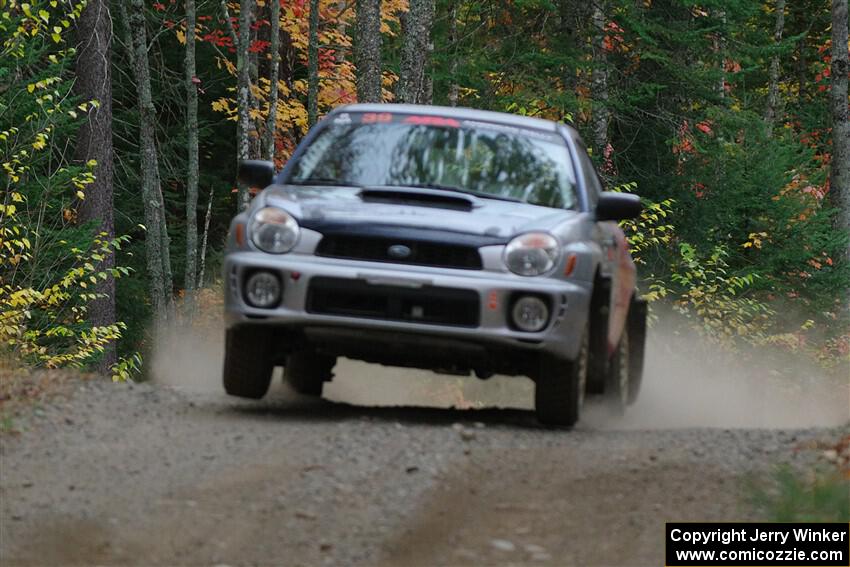 Jonathon Nagel / Max Sutton Subaru Impreza on SS10, Al's Playground II.