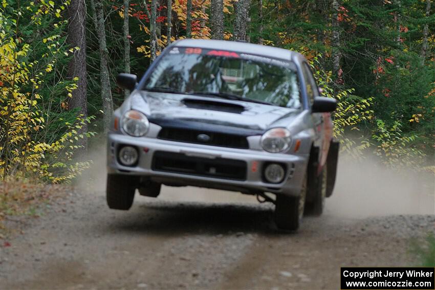 Jonathon Nagel / Max Sutton Subaru Impreza on SS10, Al's Playground II.