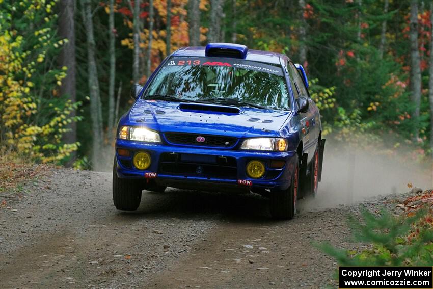 Bryan Pepp / Tim O'Brien Subaru Impreza on SS10, Al's Playground II.