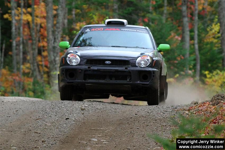 Brandon Boyd / Daniel Salive Subaru Impreza Wagon on SS10, Al's Playground II.