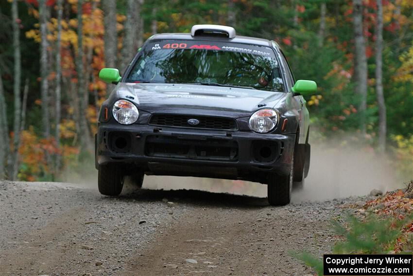 Brandon Boyd / Daniel Salive Subaru Impreza Wagon on SS10, Al's Playground II.