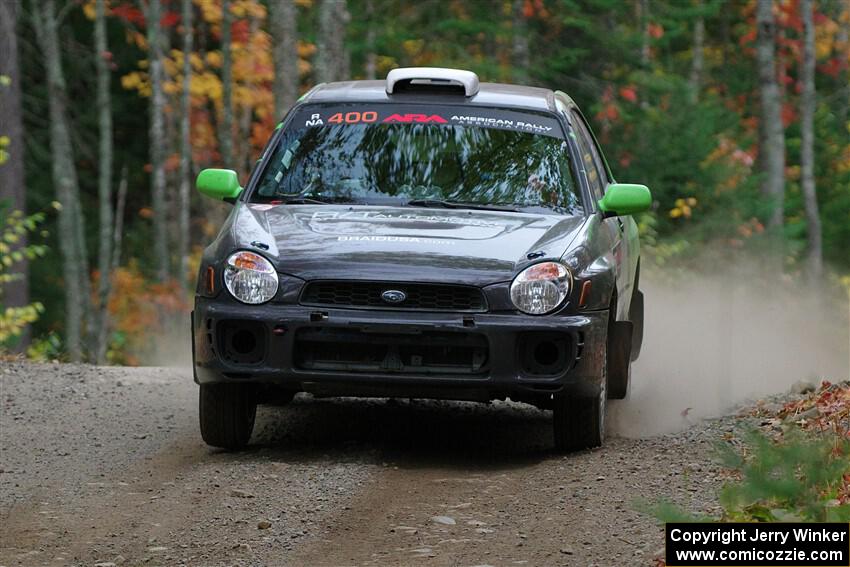 Brandon Boyd / Daniel Salive Subaru Impreza Wagon on SS10, Al's Playground II.