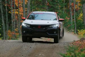 Gabriel Nieves / Oliver Kokenge Honda Civic Hatchback Sport on SS10, Al's Playground II.