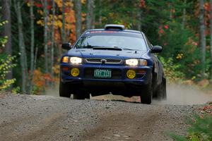 Charles Watson / Logan Bair Subaru Impreza on SS10, Al's Playground II.