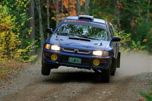 Charles Watson / Logan Bair Subaru Impreza on SS10, Al's Playground II.