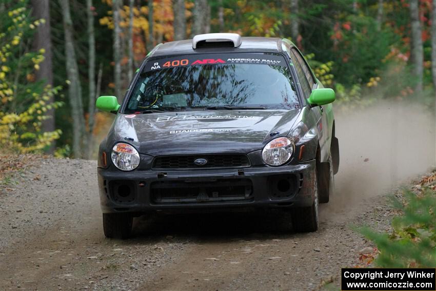 Brandon Boyd / Daniel Salive Subaru Impreza Wagon on SS10, Al's Playground II.