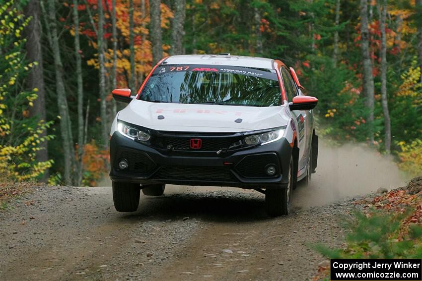 Gabriel Nieves / Oliver Kokenge Honda Civic Hatchback Sport on SS10, Al's Playground II.