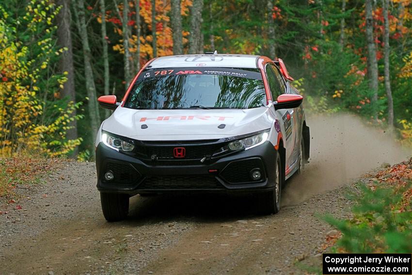 Gabriel Nieves / Oliver Kokenge Honda Civic Hatchback Sport on SS10, Al's Playground II.