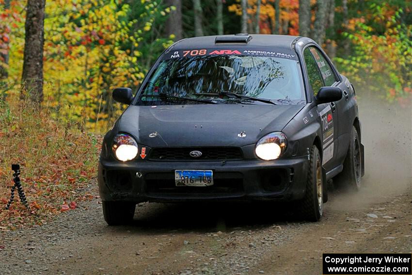 Brian Atwood / Kenny Michels Subaru Impreza on SS10, Al's Playground II.