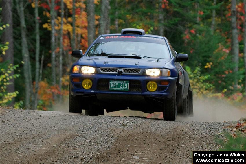 Charles Watson / Logan Bair Subaru Impreza on SS10, Al's Playground II.