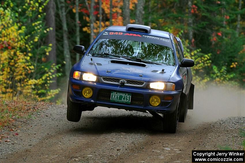 Charles Watson / Logan Bair Subaru Impreza on SS10, Al's Playground II.