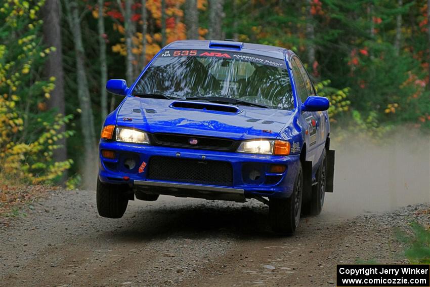 Connor Himes / Elliot Prusi Subaru Impreza on SS10, Al's Playground II.